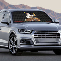 Funny Santa Claus Auto Sun Shade It's The Most Wonderful Time For A Beer - Wonder Print Shop