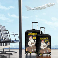 Funny Santa Claus Luggage Cover It's The Most Wonderful Time For A Beer - Wonder Print Shop