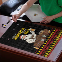 Funny Santa Claus Puzzle It's The Most Wonderful Time For A Beer - Wonder Print Shop