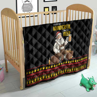 Funny Santa Claus Quilt It's The Most Wonderful Time For A Beer - Wonder Print Shop