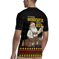 Funny Santa Claus Rugby Jersey It's The Most Wonderful Time For A Beer - Wonder Print Shop