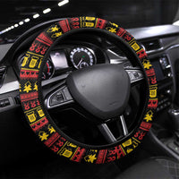Funny Santa Claus Steering Wheel Cover It's The Most Wonderful Time For A Beer - Wonder Print Shop