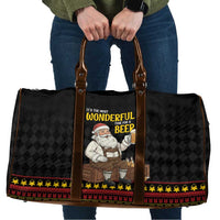 Funny Santa Claus Travel Bag It's The Most Wonderful Time For A Beer - Wonder Print Shop