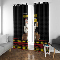 Funny Santa Claus Window Curtain It's The Most Wonderful Time For A Beer - Wonder Print Shop