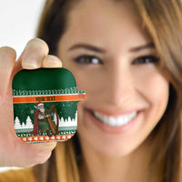 Ireland Christmas Personalized AirPods Case Daidi na Nollag With Irish Harp - Wonder Print Shop
