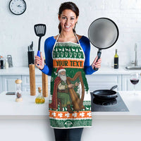 Ireland Christmas Personalized Apron Daidi na Nollag With Irish Harp - Wonder Print Shop