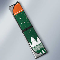 Ireland Christmas Personalized Auto Sun Shade Daidi na Nollag With Irish Harp - Wonder Print Shop