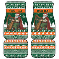 Ireland Christmas Personalized Car Mats Daidi na Nollag With Irish Harp - Wonder Print Shop