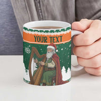 Ireland Christmas Personalized Ceramic Mug Daidi na Nollag With Irish Harp - Wonder Print Shop