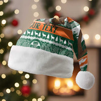 Ireland Christmas Personalized Christmas Santa Hat Daidi na Nollag With Irish Harp - Wonder Print Shop