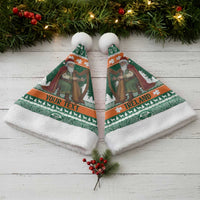 Ireland Christmas Personalized Christmas Santa Hat Daidi na Nollag With Irish Harp - Wonder Print Shop