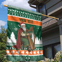 Ireland Christmas Personalized Garden Flag Daidi na Nollag With Irish Harp - Wonder Print Shop