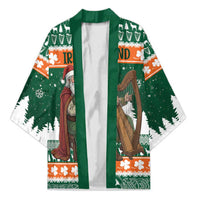 Ireland Christmas Personalized Kimono Daidi na Nollag With Irish Harp - Wonder Print Shop