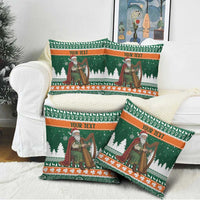 Ireland Christmas Personalized Pillow Cover Daidi na Nollag With Irish Harp - Wonder Print Shop