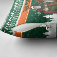 Ireland Christmas Personalized Pillow Cover Daidi na Nollag With Irish Harp - Wonder Print Shop