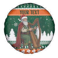 Ireland Christmas Personalized Spare Tire Cover Daidi na Nollag With Irish Harp - Wonder Print Shop
