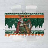 Ireland Christmas Personalized Tablecloth Daidi na Nollag With Irish Harp - Wonder Print Shop