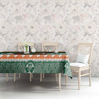 Ireland Christmas Personalized Tablecloth Daidi na Nollag With Irish Harp - Wonder Print Shop