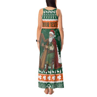 Ireland Christmas Personalized Tank Maxi Dress Daidi na Nollag With Irish Harp - Wonder Print Shop