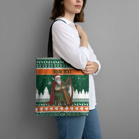 Ireland Christmas Personalized Tote Bag Daidi na Nollag With Irish Harp - Wonder Print Shop