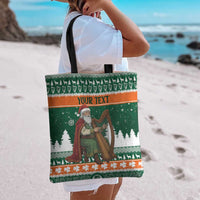 Ireland Christmas Personalized Tote Bag Daidi na Nollag With Irish Harp - Wonder Print Shop
