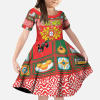 Personalized Portugal Christmas Family Matching Puletasi and Hawaiian Shirt Coat Of Arms - Feliz Natal - Wonder Print Shop