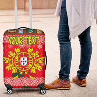 Personalized Portugal Christmas Luggage Cover Coat Of Arms - Feliz Natal - Wonder Print Shop