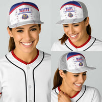 Haiti Football Baseball Net Cap Les Grenadiers Veve Haitian Vodou White Version - Wonder Print Shop