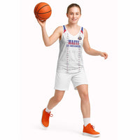 Custom Haiti Football Basketball Jersey Les Grenadiers Veve Haitian Vodou White Version - Wonder Print Shop