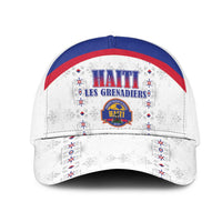 Haiti Football Mesh Trucker Cap Les Grenadiers Veve Haitian Vodou White Version - Wonder Print Shop