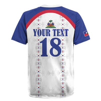 Custom Haiti Football Rugby Jersey Les Grenadiers Veve Haitian Vodou White Version - Wonder Print Shop