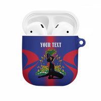 Haiti Pride Personalized AirPods Case Neg Marron Haitian Heritage - Wonder Print Shop