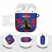 Haiti Pride Personalized AirPods Case Neg Marron Haitian Heritage - Wonder Print Shop