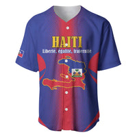 Haiti Pride Personalized Baseball Jersey Neg Marron Haitian Heritage - Wonder Print Shop