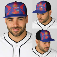 Haiti Pride Baseball Net Cap Neg Marron Haitian Heritage - Wonder Print Shop