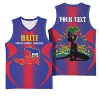 Haiti Pride Personalized Basketball Jersey Neg Marron Haitian Heritage - Wonder Print Shop