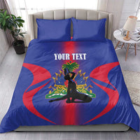 Haiti Pride Personalized Bedding Set Neg Marron Haitian Heritage - Wonder Print Shop