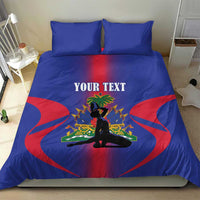 Haiti Pride Personalized Bedding Set Neg Marron Haitian Heritage - Wonder Print Shop