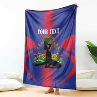 Haiti Pride Personalized Blanket Neg Marron Haitian Heritage - Wonder Print Shop