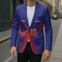 Haiti Pride Personalized Blazer Neg Marron Haitian Heritage - Wonder Print Shop