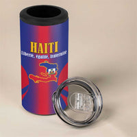 Haiti Pride Personalized 4 in 1 Can Cooler Tumbler Neg Marron Haitian Heritage - Wonder Print Shop