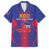 Haiti Pride Personalized Family Matching Tank Maxi Dress and Hawaiian Shirt Neg Marron Haitian Heritage - Wonder Print Shop