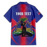Haiti Pride Personalized Family Matching Tank Maxi Dress and Hawaiian Shirt Neg Marron Haitian Heritage - Wonder Print Shop