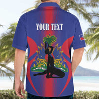 Haiti Pride Personalized Hawaiian Shirt Neg Marron Haitian Heritage - Wonder Print Shop