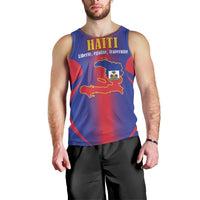Haiti Pride Personalized Men Tank Top Neg Marron Haitian Heritage - Wonder Print Shop
