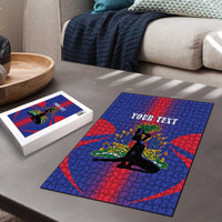 Haiti Pride Personalized Puzzle Neg Marron Haitian Heritage - Wonder Print Shop