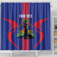 Haiti Pride Personalized Shower Curtain Neg Marron Haitian Heritage - Wonder Print Shop