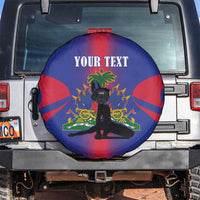 Haiti Pride Personalized Spare Tire Cover Neg Marron Haitian Heritage - Wonder Print Shop