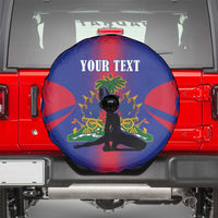 Haiti Pride Personalized Spare Tire Cover Neg Marron Haitian Heritage - Wonder Print Shop