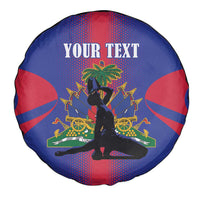 Haiti Pride Personalized Spare Tire Cover Neg Marron Haitian Heritage - Wonder Print Shop